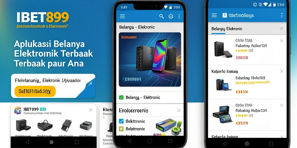 Tampilan antarmuka aplikasi IBET899 yang modern dan mudah dipahami.