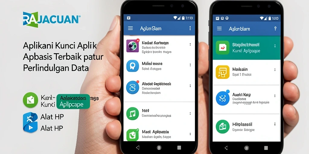 Tampilan antarmuka RAJACUAN yang menawan dengan fitur kunci aplikasi.