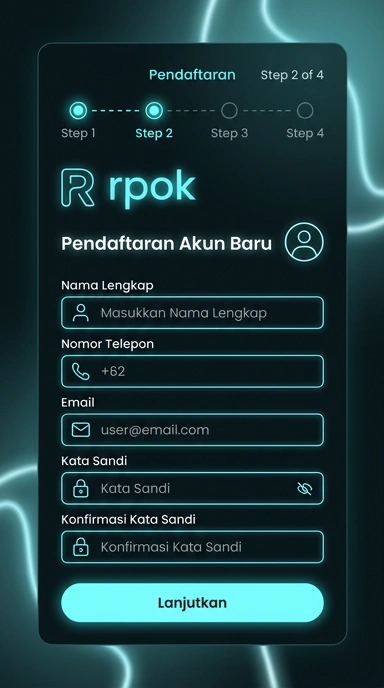 Buat Akun Baru rpok untuk Pengguna Android